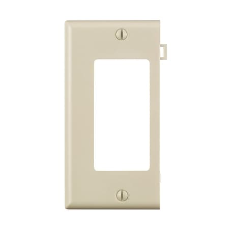 Leviton Leviton Light Almond 1 gang Thermoplastic Nylon Decorator Sectional End Wall Plate 1 pk PSE26-00T